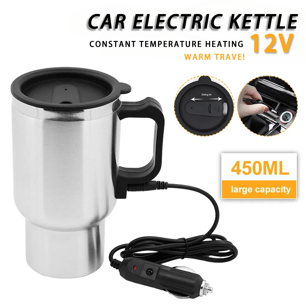 Camping Cooking Mug - Ketel pemanas mobil elektrik, ketel Stainless