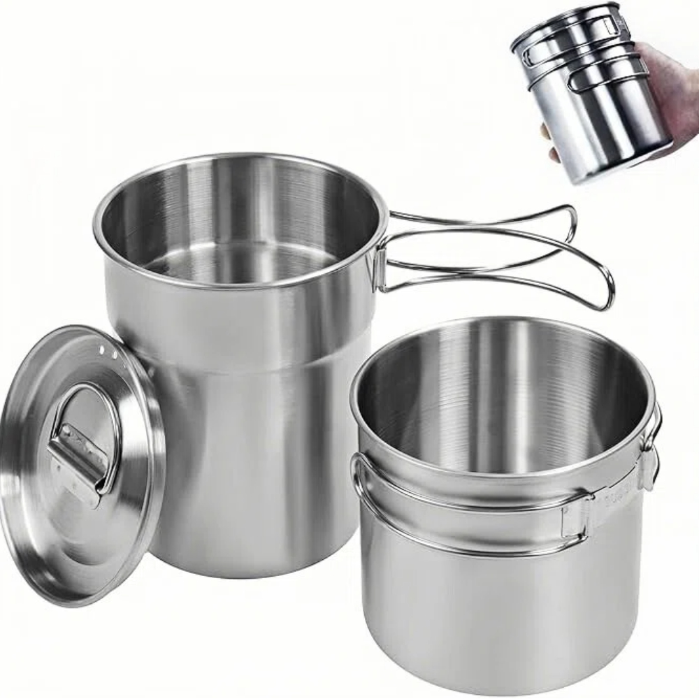 Camping Cooking Mug - Cangkir Lipat untuk Berkemah, Mug, Panci,