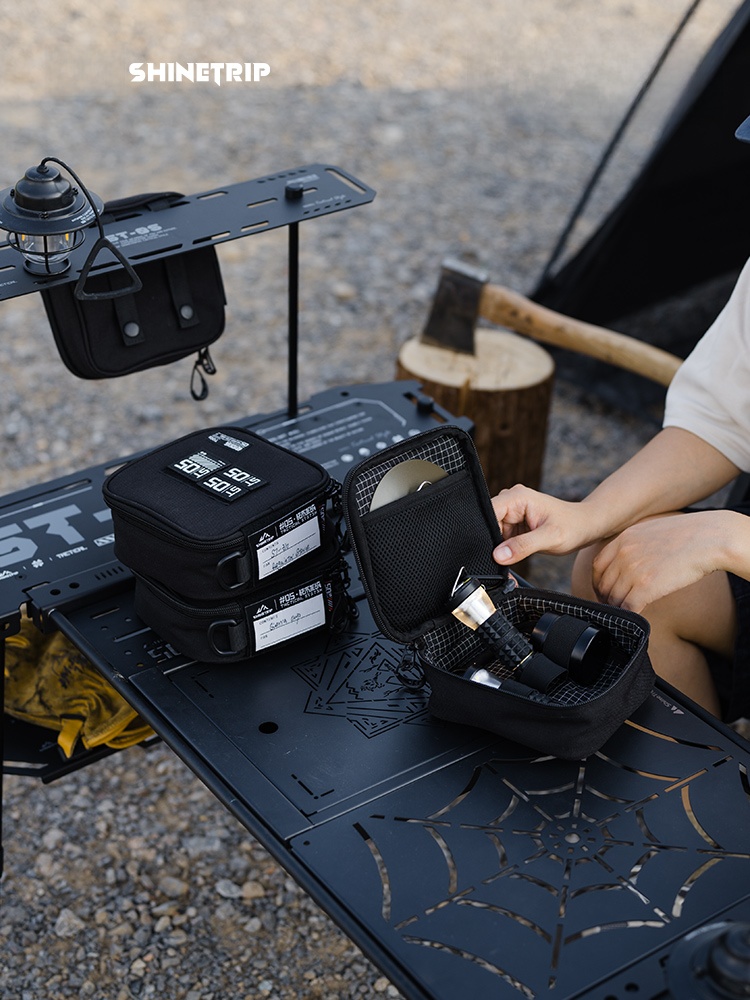 Camping Cooking Utensils Storage - ShineTrip Peralatan Berkemah Luar Ruangan Tas
