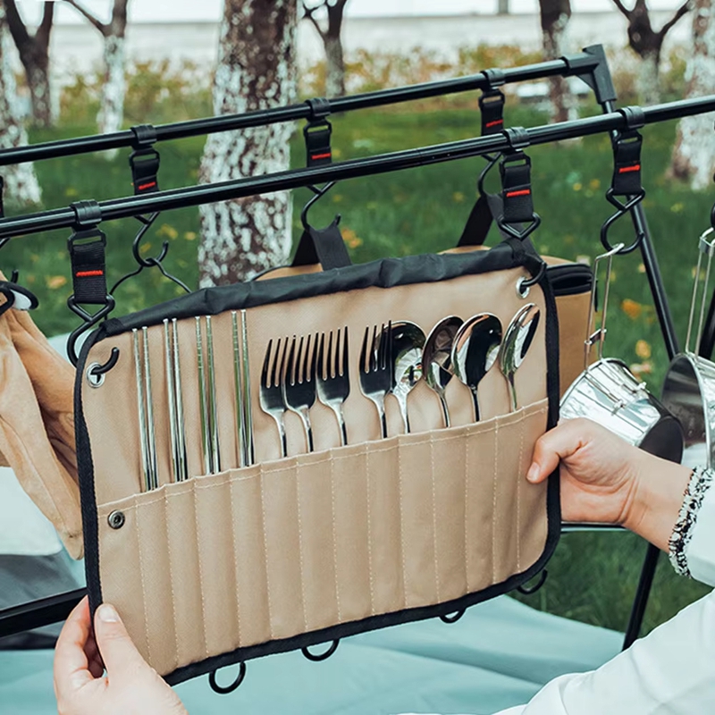 Camping Cooking Utensils Storage - Tas Penyimpanan Peralatan Makan Luar Ruangan
