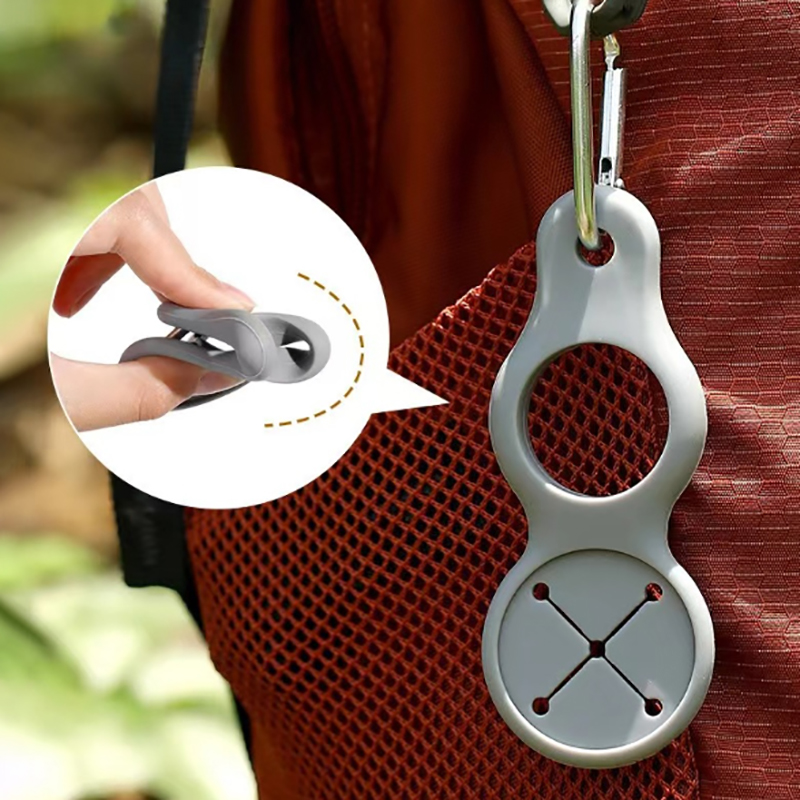Camping Cooking Hanger - Silikon olahraga gesper ketel luar ruangan