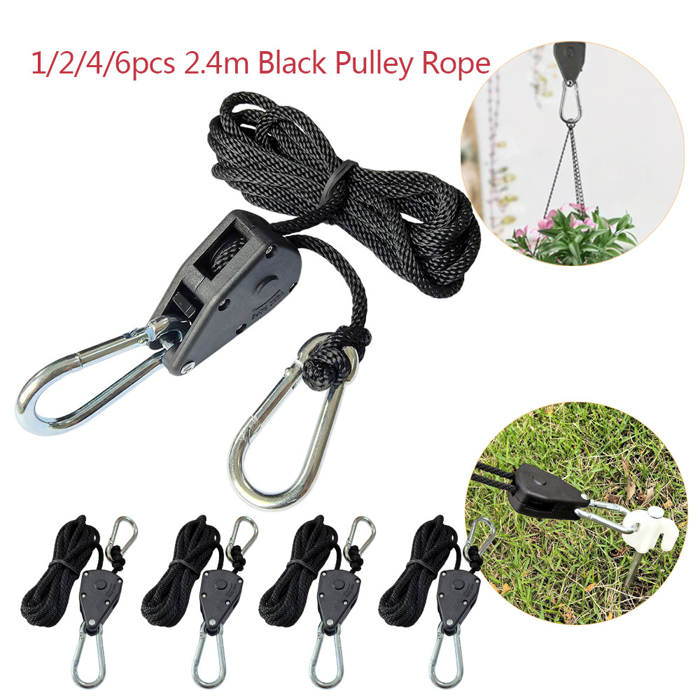 Camping Cooking Hanger - 2.4M Tali Pengikat Tenda Camping, Pengencang
