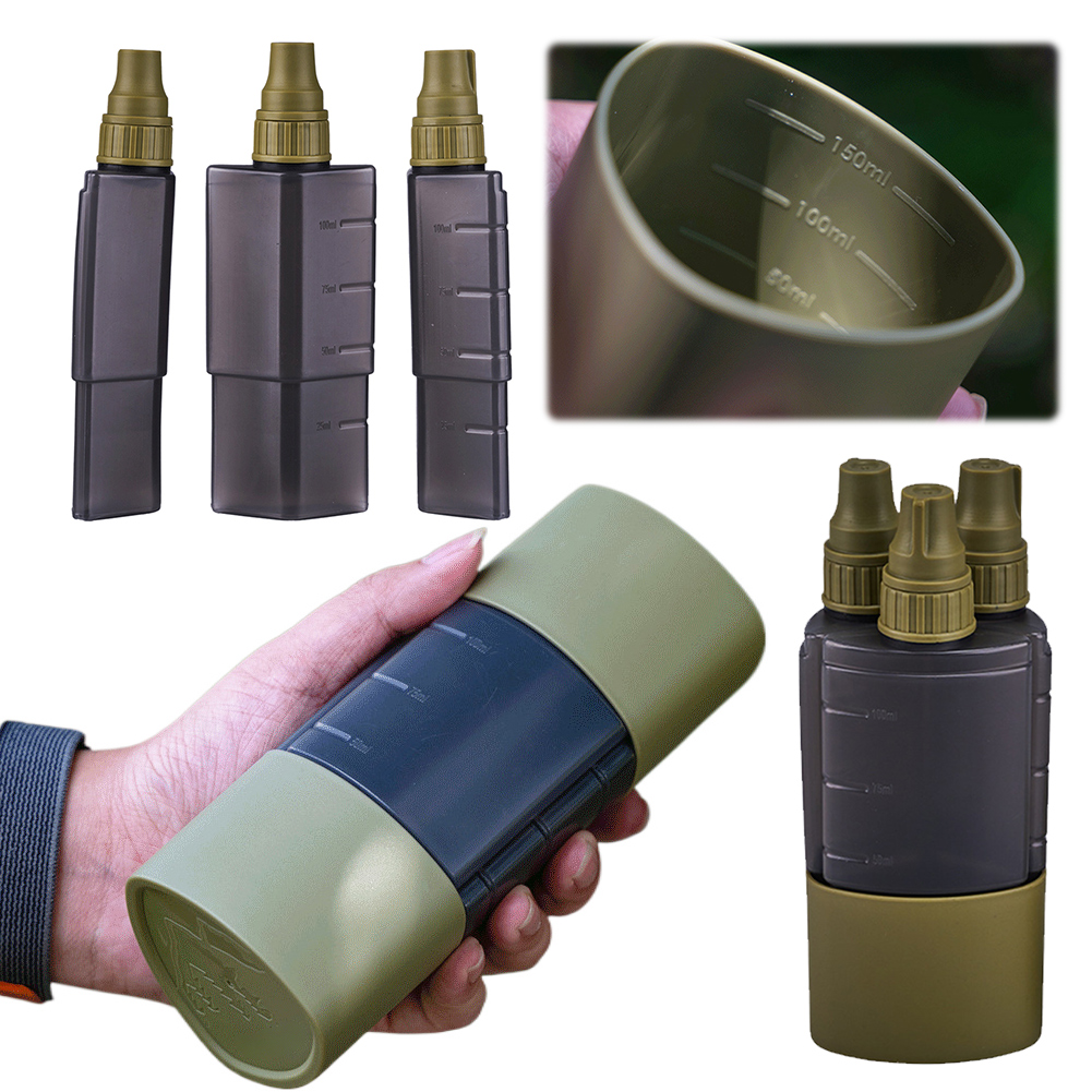 Camping Cooking Utensils Storage - 3 In 1 Botol Dispenser Bumbu