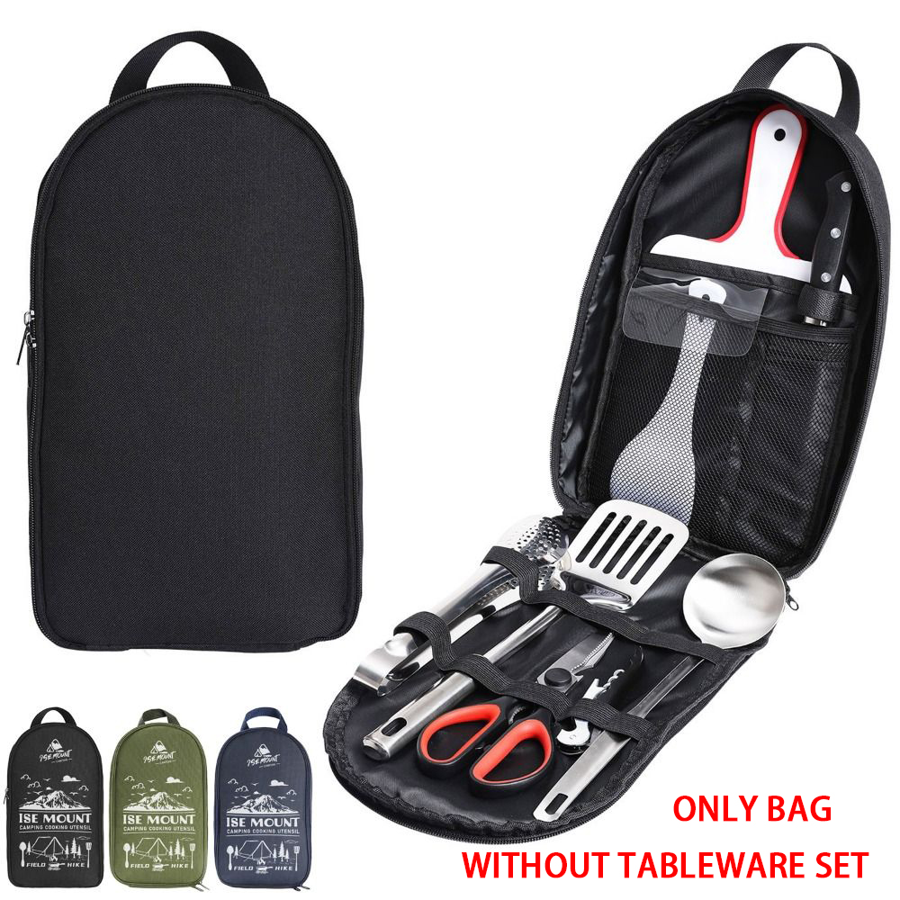 Camping Cooking Utensil Bag - 2024 Set Peralatan Piknik Tas Penyimpanan