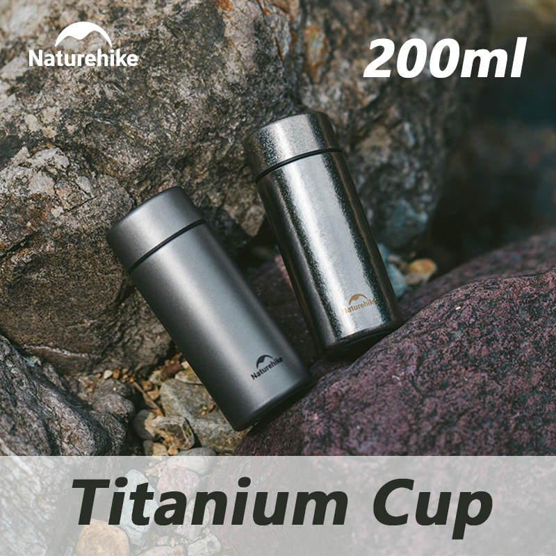 Camping Cooking Mug - Naturehike Cangkir Termos 200Ml Cangkir Titanium