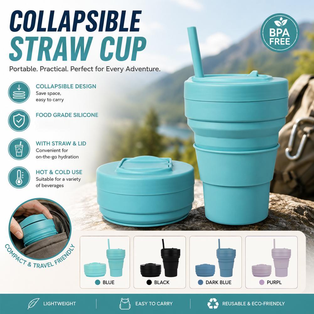Camping Cooking Mug - Cangkir Kopi Silikon Dapat Dilipat dengan
