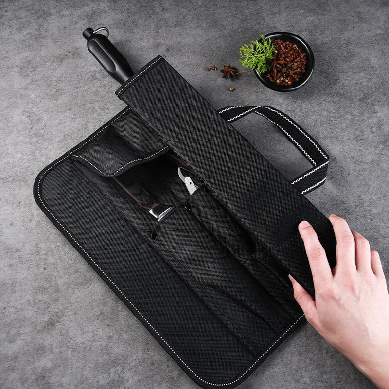 Camping Cooking Utensil Bag - Tas Gulung Pisau Kain Oxford Multi