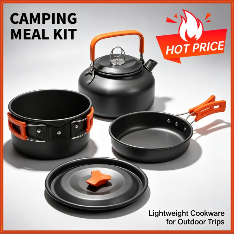 Camping Cooking Utensil Bag - Set Peralatan Masak Camping, Peralatan Makan