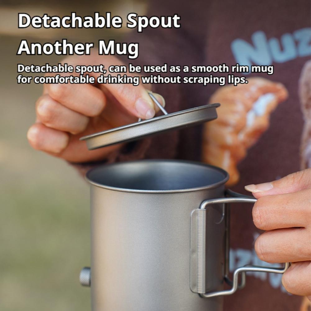 Teko Kopi Titanium Ringan 420m - Camping Cooking Mug ulasan dan harga