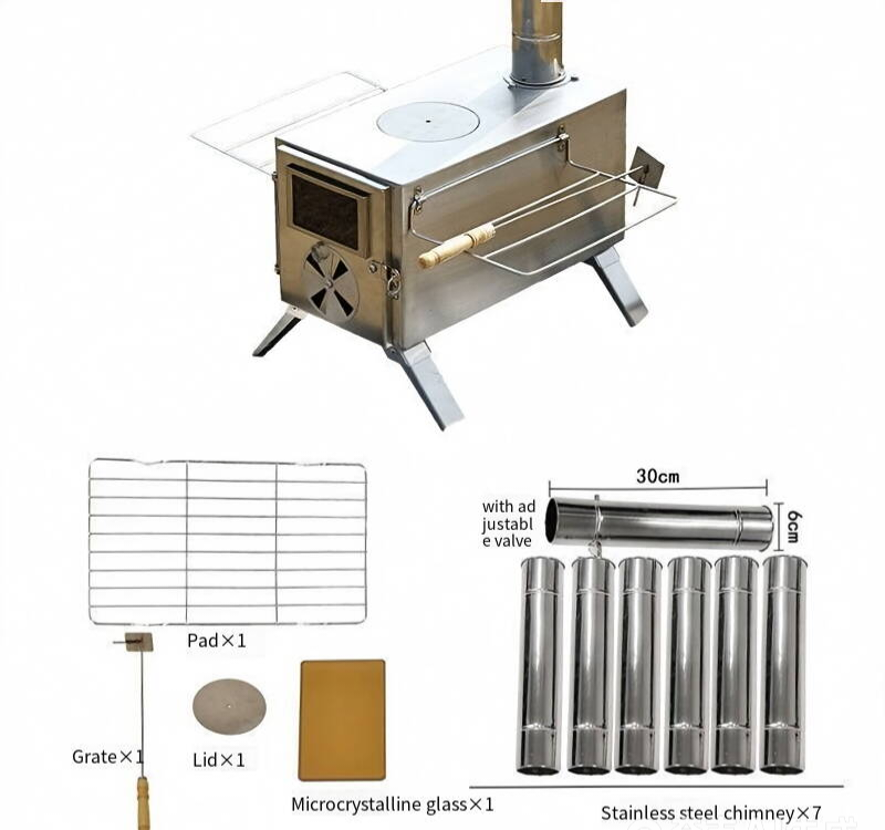 Kompor kayu untuk berkemah, ko - Camping Cooking Tent ulasan dan harga