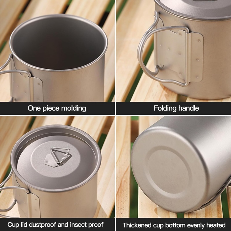 Mug Camping Titanium dengan Ga - Camping Cooking Mug ulasan dan harga