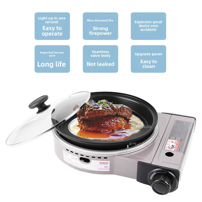 Kompor Gas Portabel Anti Angin - Camping Cooking Gas ulasan dan harga