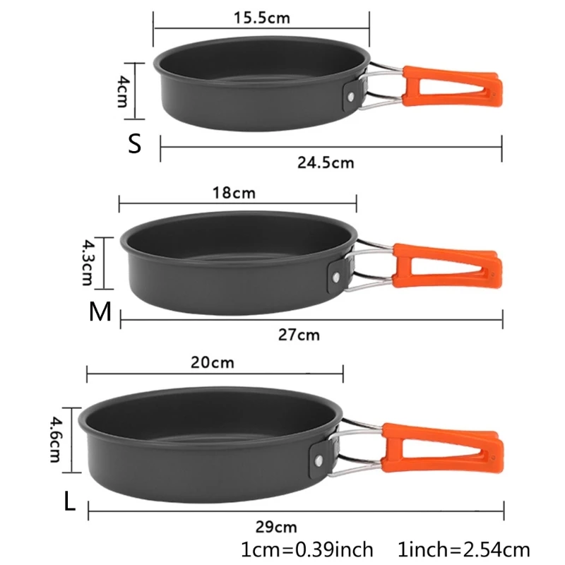 Wajan penggorengan portabel, d - Camping Cooking Set Lightweight ulasan dan harga