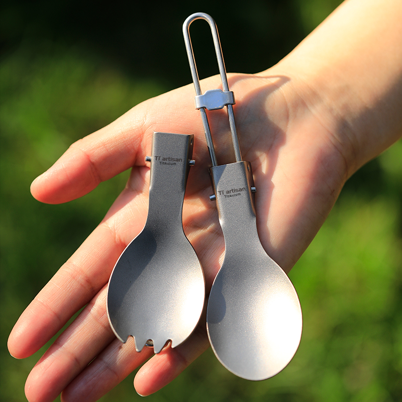 Tiartisan Titanium Spoon Spork - Camping Cooking Mug ulasan dan harga