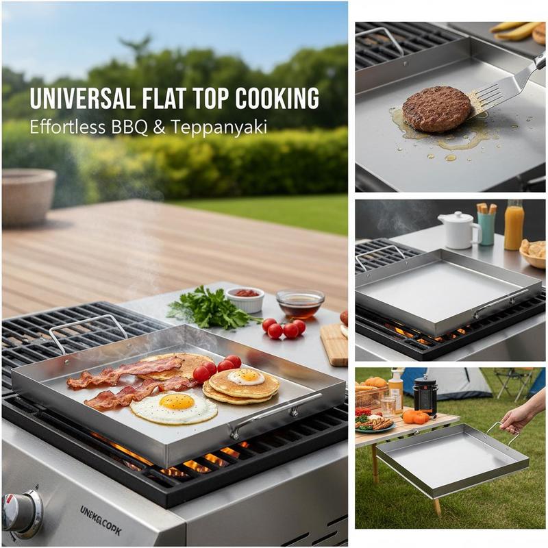 Wajan Panggang Datar Universal - Camping Cooking Gas ulasan dan harga