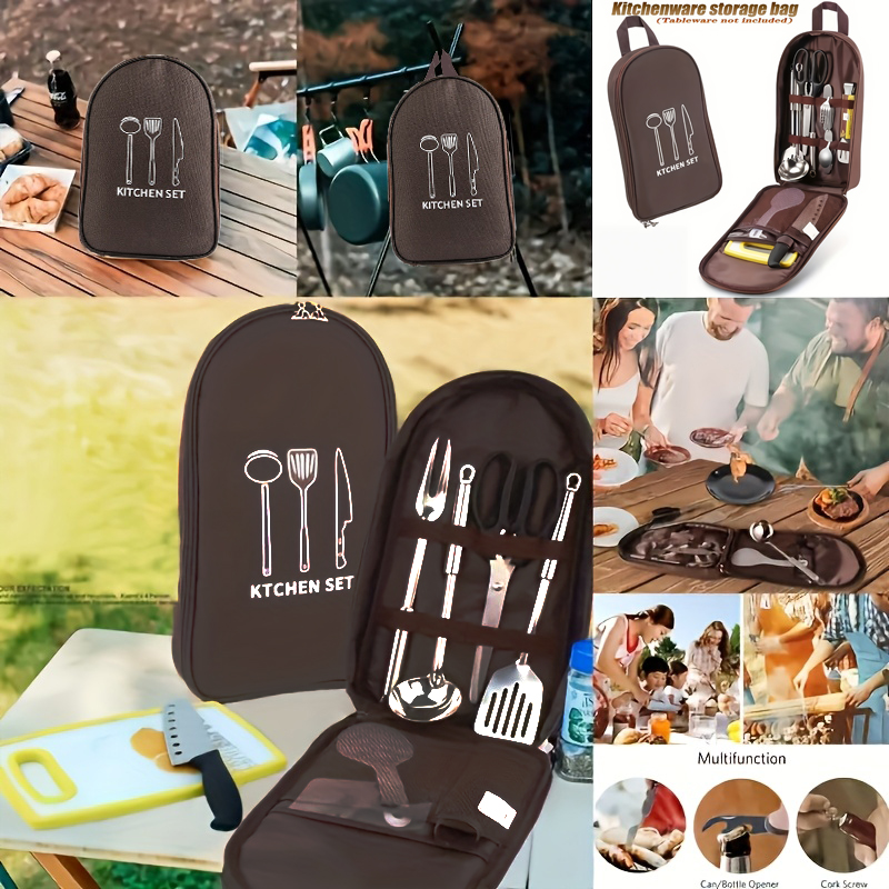 Tas Memasak Luar Ruangan Tas P - Camping Cooking Utensils Storage ulasan dan harga