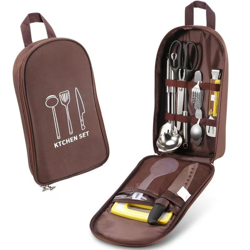 Tas Organizer Peralatan Berkem - Camping Cooking Utensils Storage ulasan dan harga