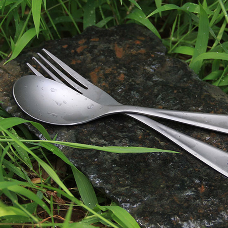 Tiperajin Sendok Garpu Titaniu - Camping Cooking Set Lightweight ulasan dan harga