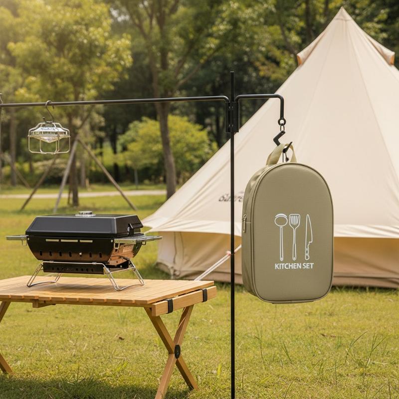 Tas Memasak Luar Ruangan Tas P - Camping Cooking Utensils Storage ulasan dan harga