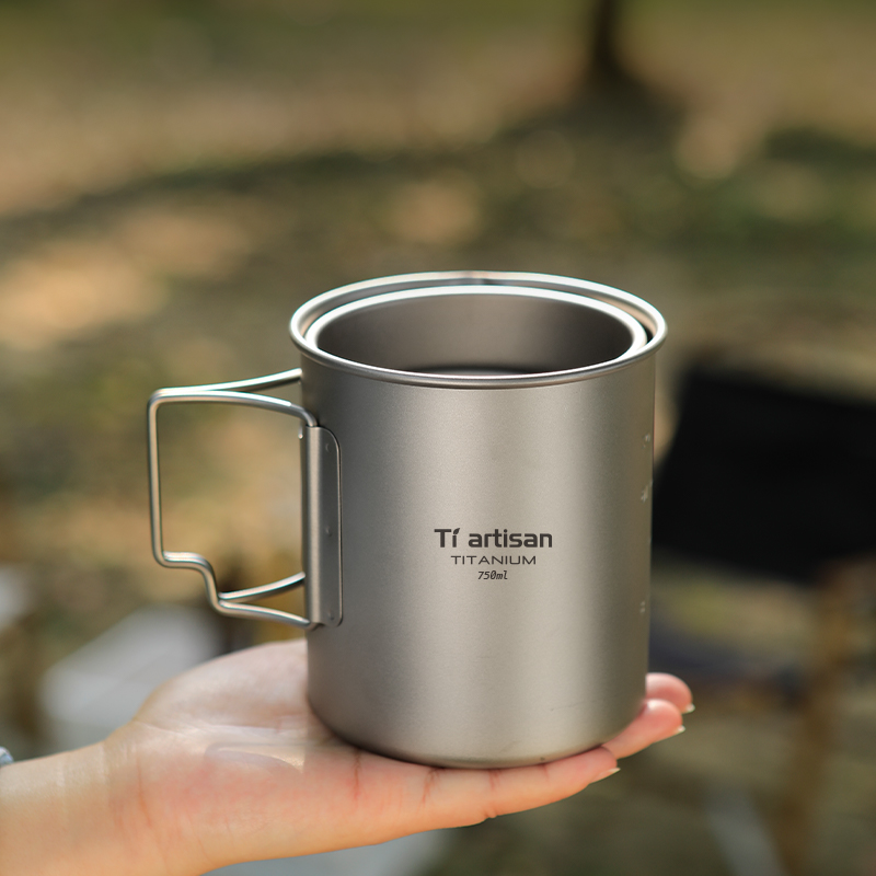 Tiartisan Mug Berkemah Titaniu - Camping Cooking Mug ulasan dan harga