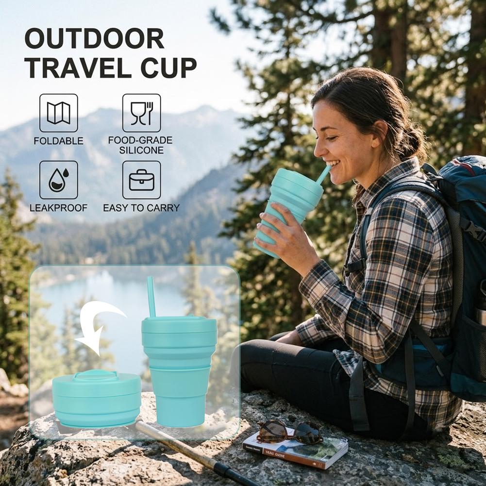 Cangkir Kopi Silikon Dapat Dil - Camping Cooking Mug ulasan dan harga