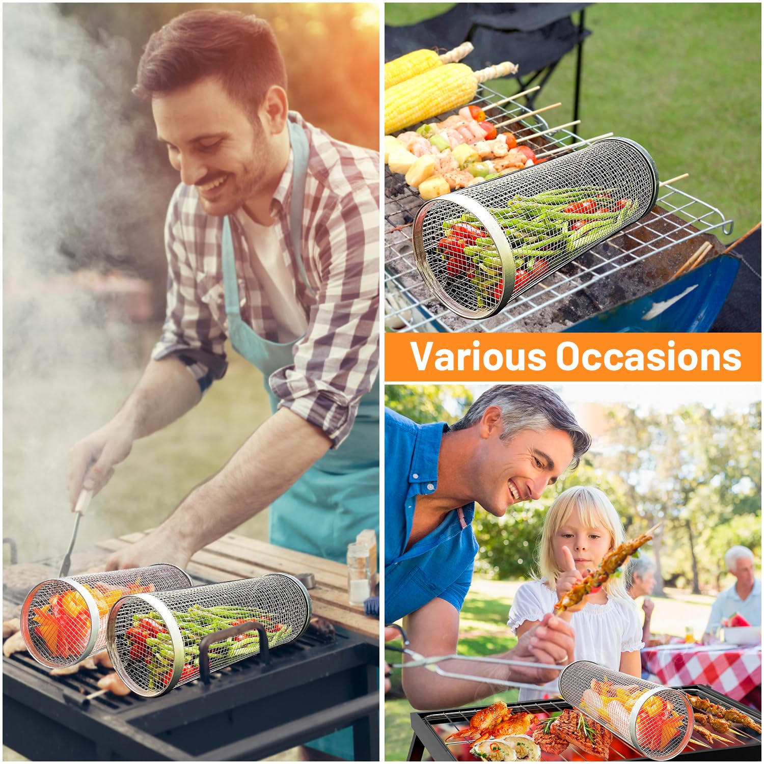2 Buah Keranjang Pemanggang Be - Camping Cooking Utensils Storage ulasan dan harga