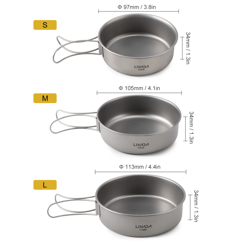 Lixada mangkuk Titanium sangat - Camping Cooking Mug ulasan dan harga