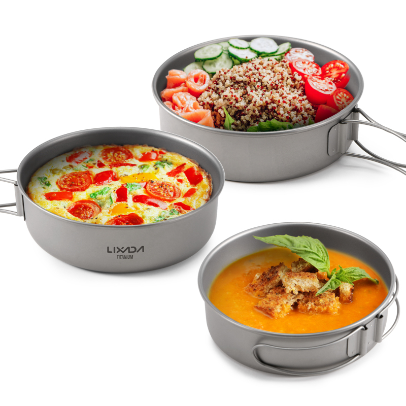 Lixada mangkuk Titanium sangat - Camping Cooking Mug ulasan dan harga