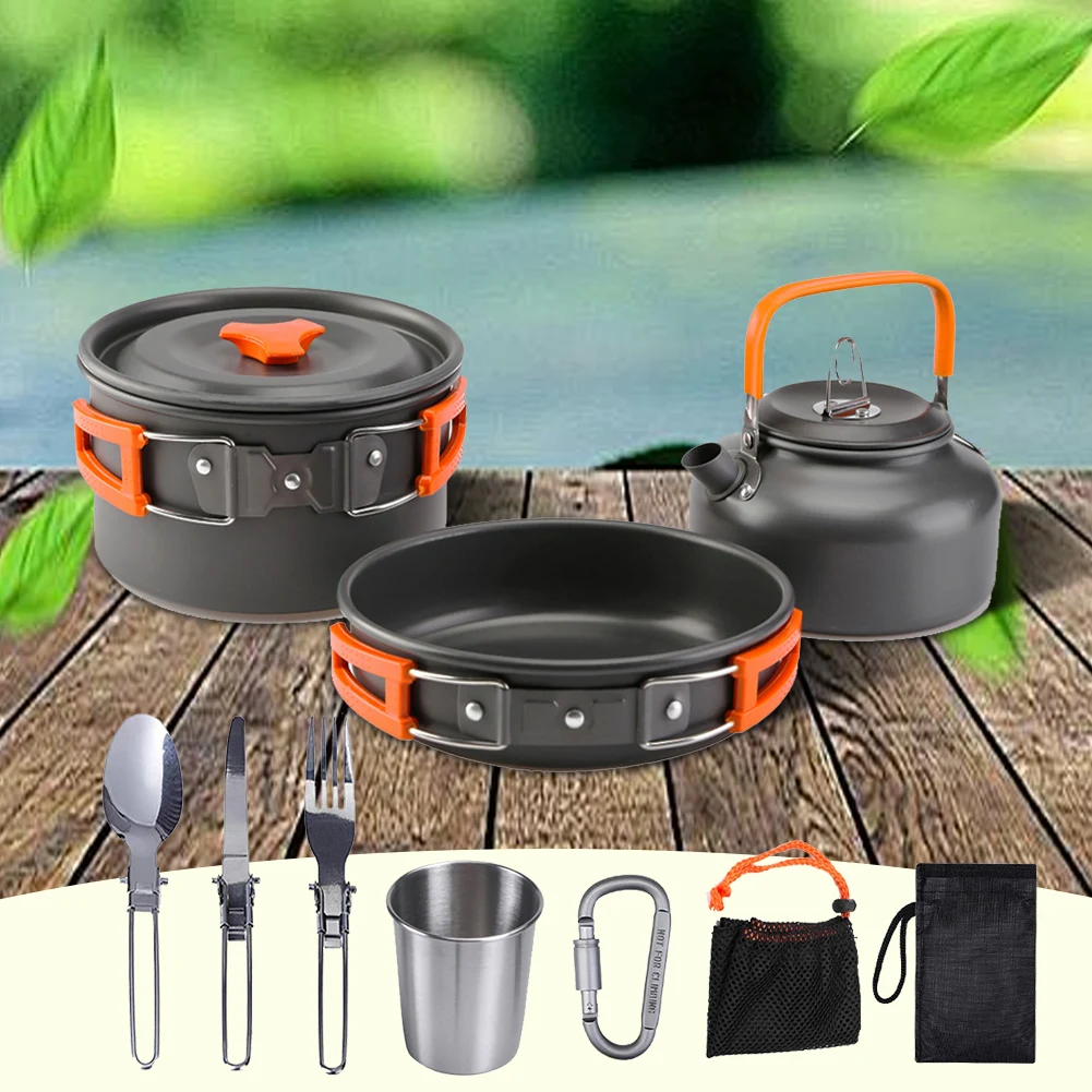 Peralatan Masak Berkemah Ketel - Camping Cooking Set Lightweight ulasan dan harga