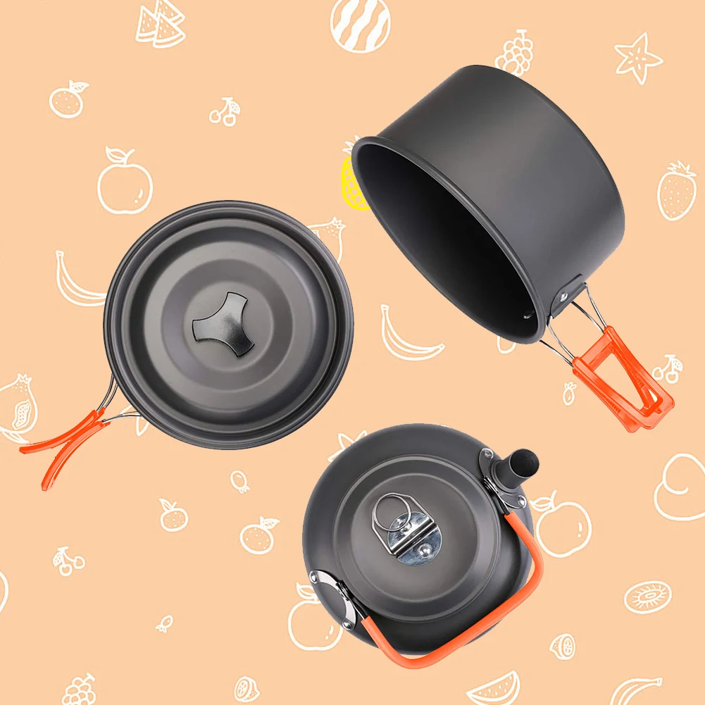 Peralatan Masak Berkemah Ketel - Camping Cooking Set Lightweight ulasan dan harga