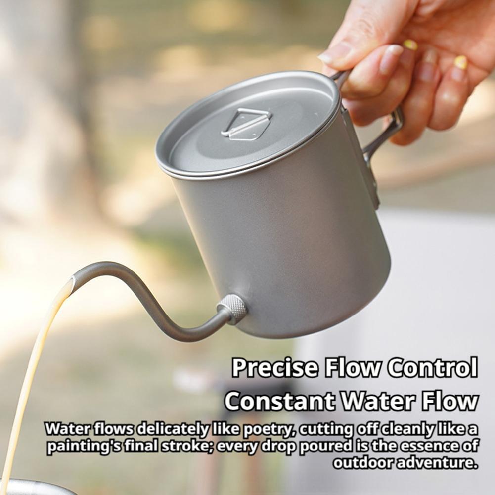 Ketel Tuang Kopi Titanium Murn - Camping Cooking Set Lightweight ulasan dan harga