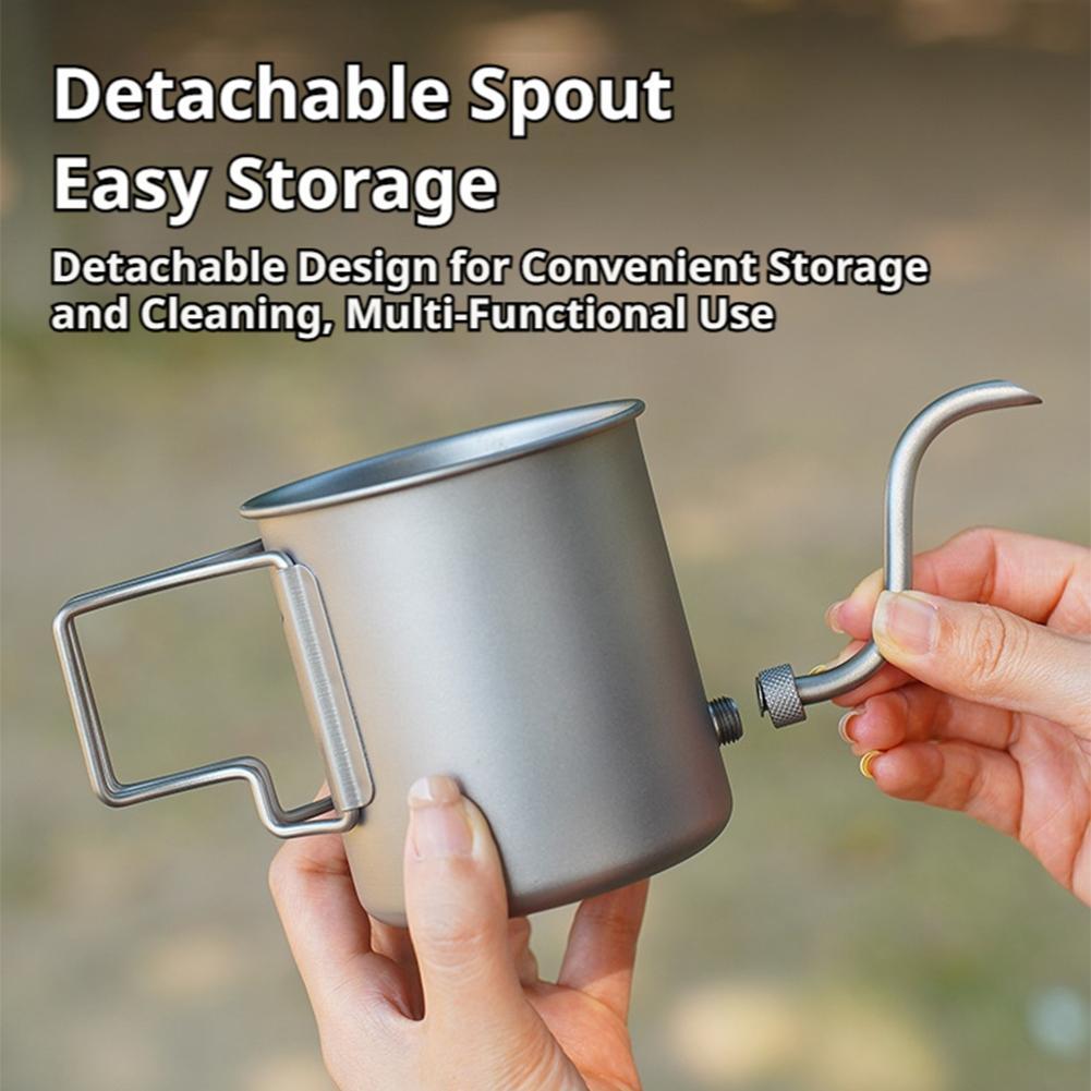Ketel Tuang Kopi Titanium Murn - Camping Cooking Set Lightweight ulasan dan harga