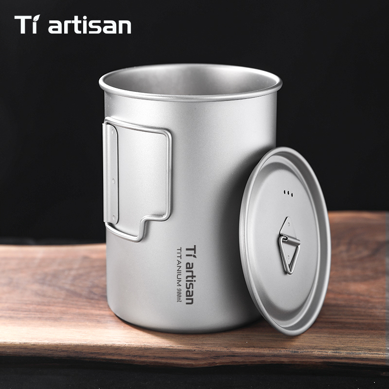 Tiartisan 750Ml/ 900Ml Mug Ber - Camping Cooking Mug ulasan dan harga
